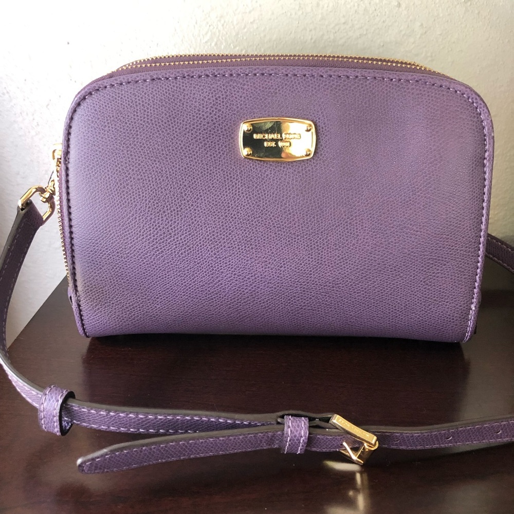 Michael Kors purple crossbody